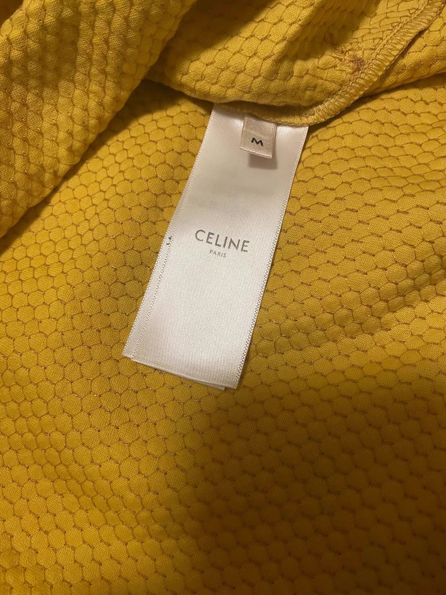 Celine Gold Sequin Long Sleeve High Neck Top Size M Size US M / EU 48-50 / 2 - 5 Thumbnail