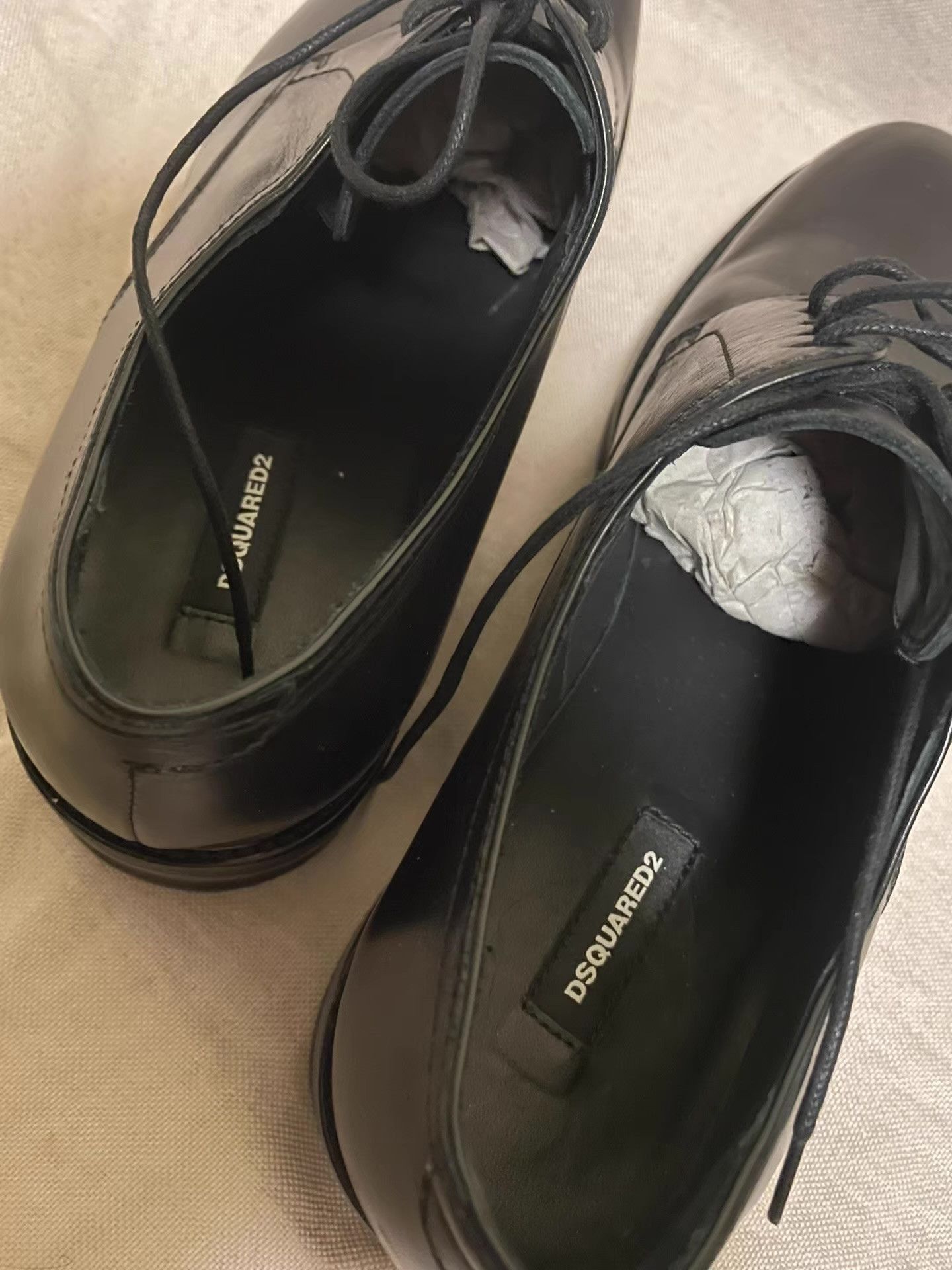 Dsquared2 Black Leather Formal Lace-Up Shoes Size 8 Size US 8 / EU 41 - 5 Thumbnail