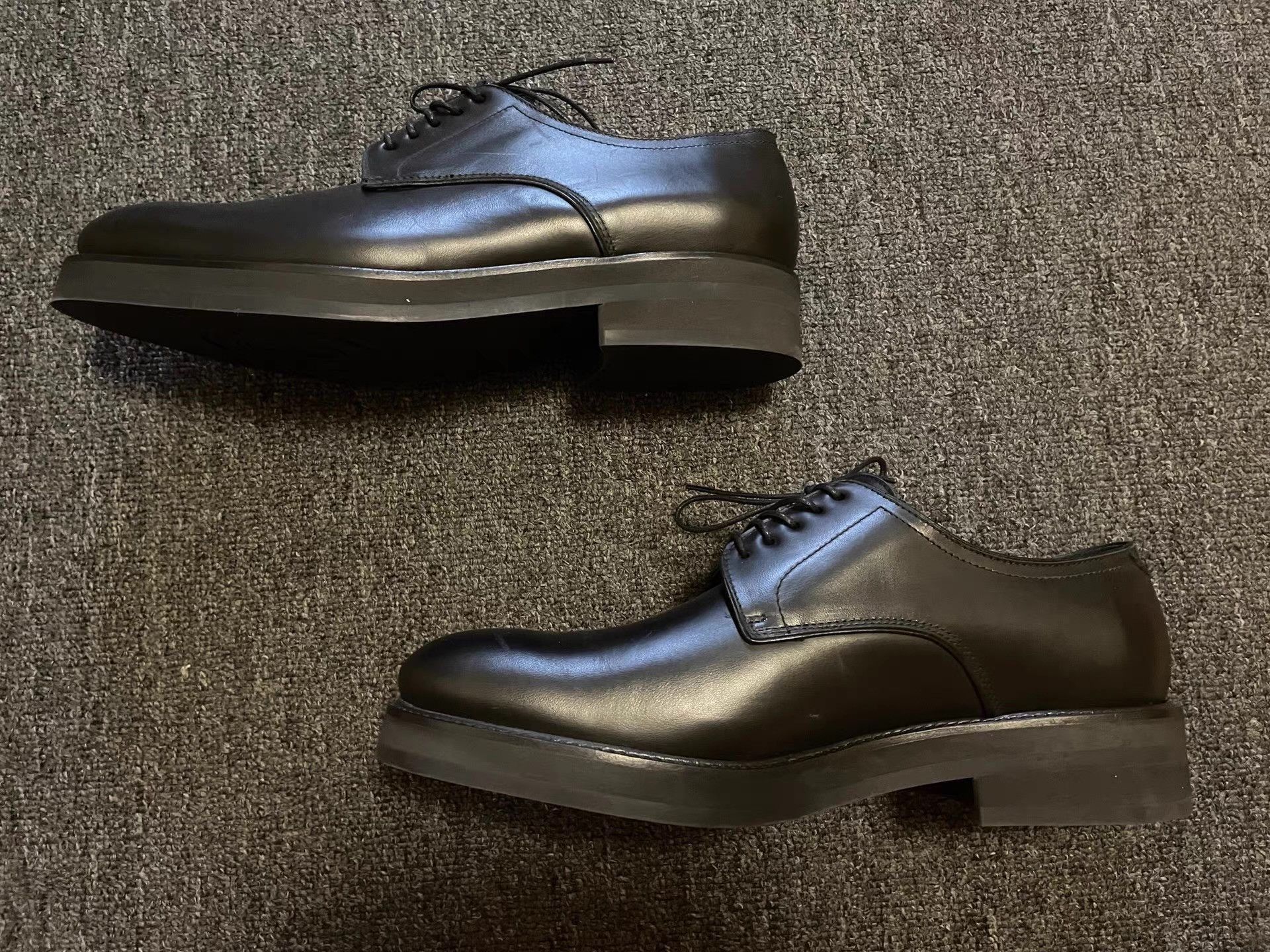 Dsquared2 Black Leather Lace-Up Formal Shoes Size US 9 / EU 42 - 7 Thumbnail