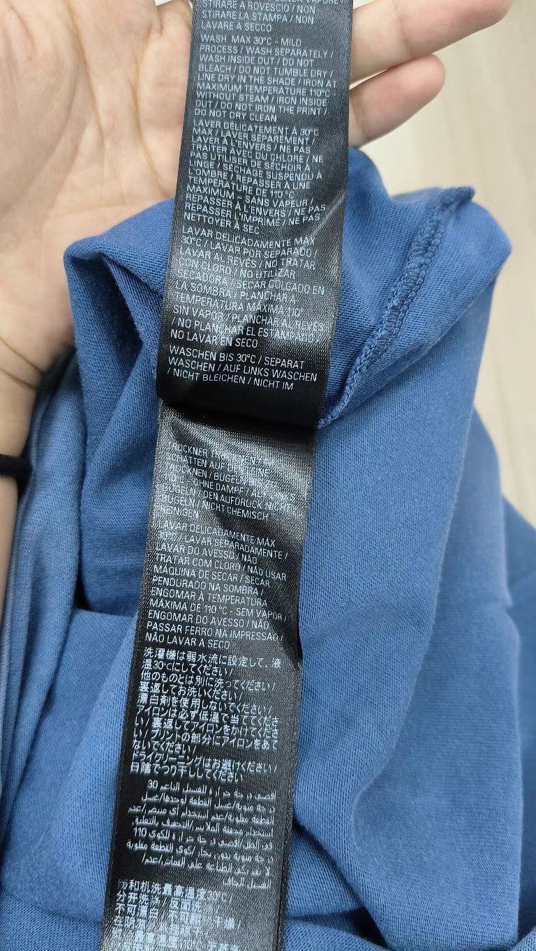 Balenciaga Blue Short-Sleeve Graphic T-Shirt Size US L / EU 52-54 / 3 - 6 Thumbnail