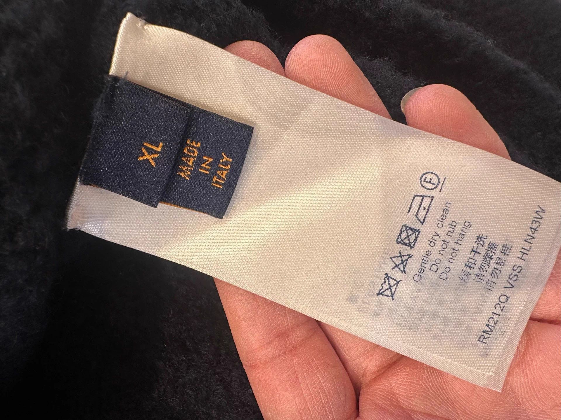 Louis Vuitton Blue XL Sweater with White Logo Size US XL / EU 56 / 4 - 6 Thumbnail