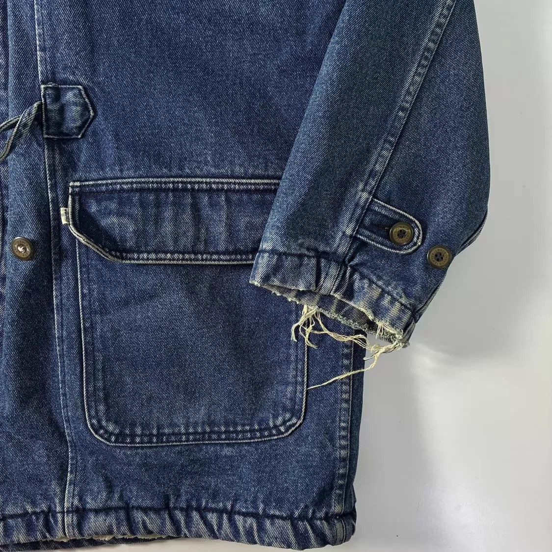 Levi's Hooded Denim Jacket with Sherpa Lining - Blue, M Size US M / EU 48-50 / 2 - 6 Thumbnail