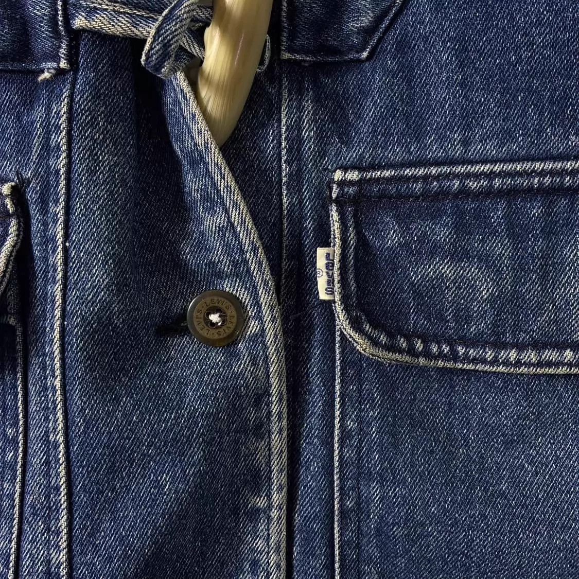 Levi's Hooded Denim Jacket with Sherpa Lining - Blue, M Size US M / EU 48-50 / 2 - 5 Thumbnail