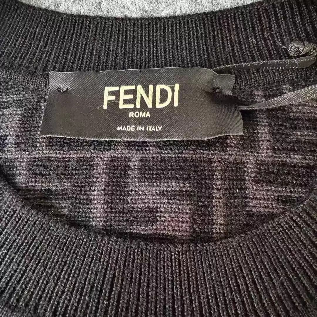 Fendi Multi Pattern Long Sleeve Sweater Size S Size US S / EU 44-46 / 1 - 3 Thumbnail