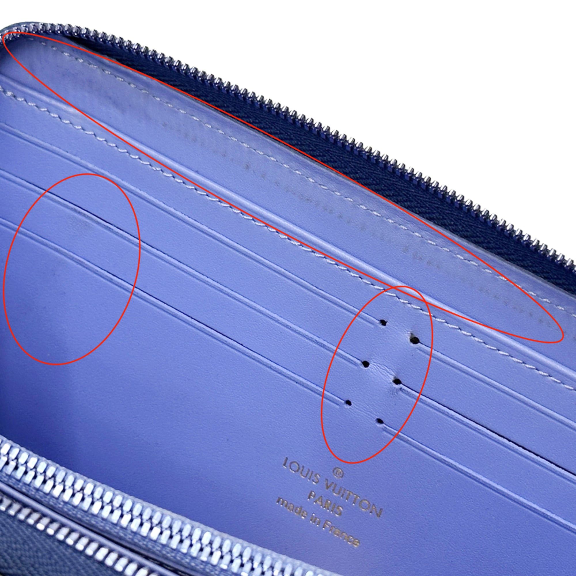 Louis Vuitton Louis Vuitton Wallet Certi Women's Brand Long Zippy Blue M64631 Monet Water Lilies Masters Collection Size ONE SIZE - 10 Thumbnail