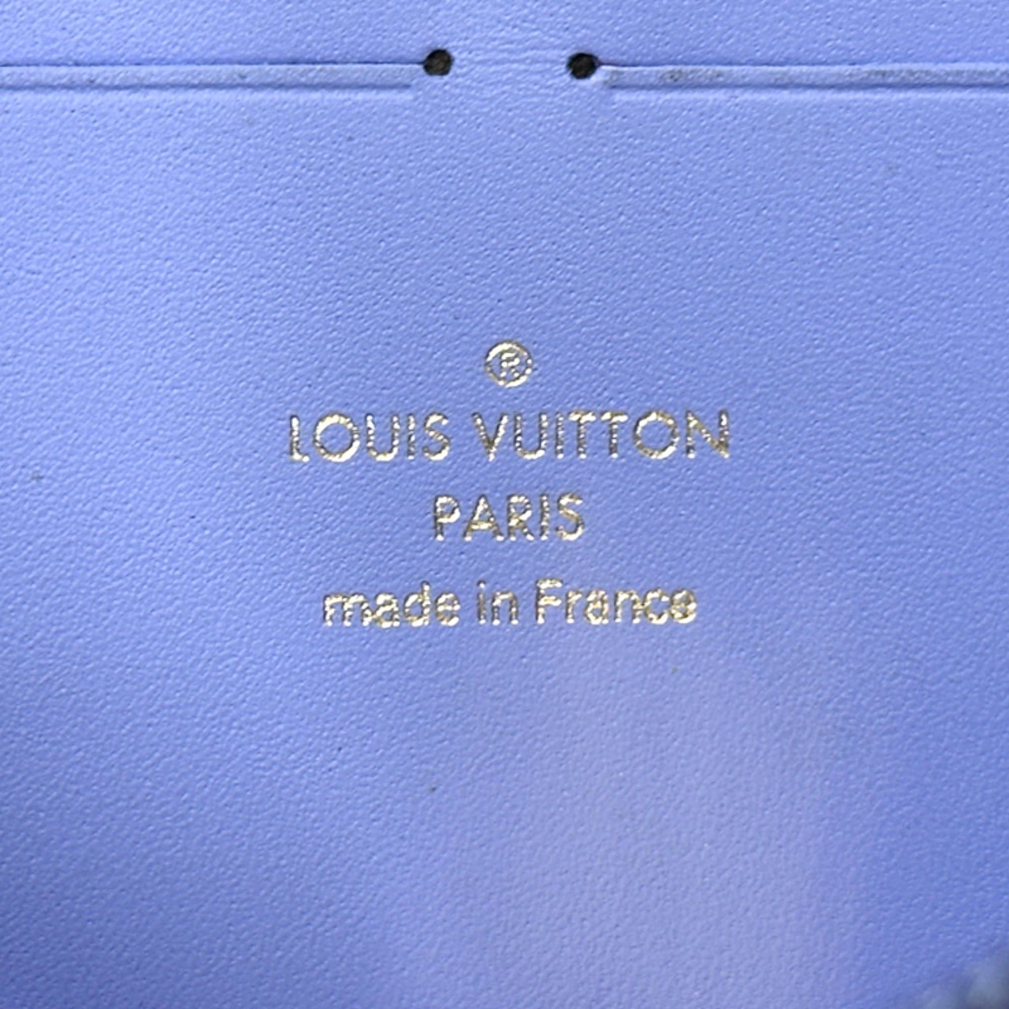 Louis Vuitton Louis Vuitton Wallet Certi Women's Brand Long Zippy Blue M64631 Monet Water Lilies Masters Collection Size ONE SIZE - 6 Thumbnail