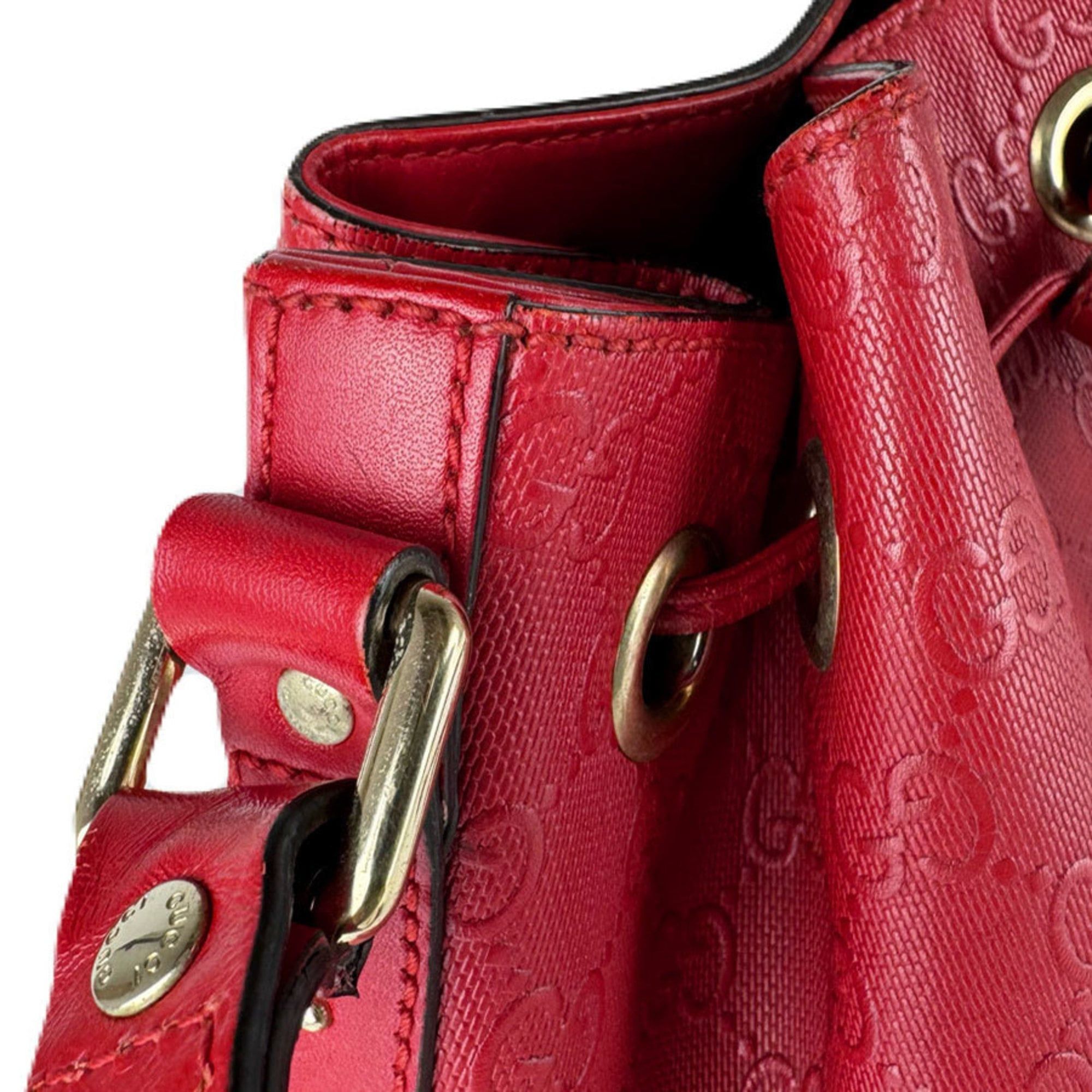 Gucci Gucci Shoulder Bag Leather Red Women's 354229 Free Shipping z8972 Size ONE SIZE - 6 Thumbnail