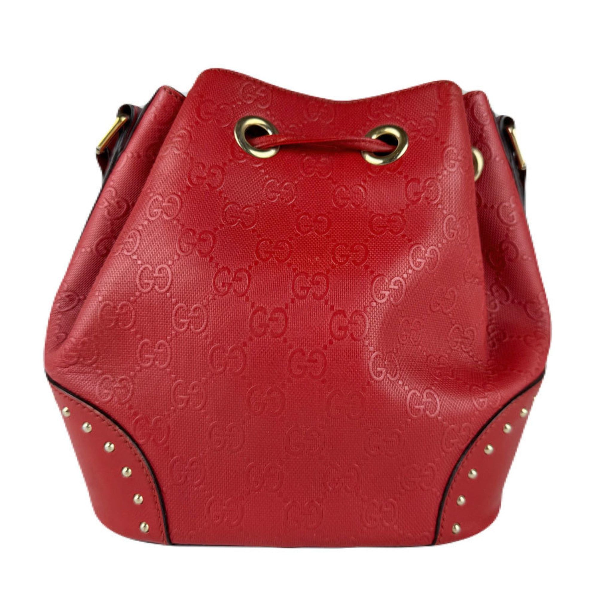 Gucci Gucci Shoulder Bag Leather Red Women's 354229 Free Shipping z8972 Size ONE SIZE - 3 Thumbnail