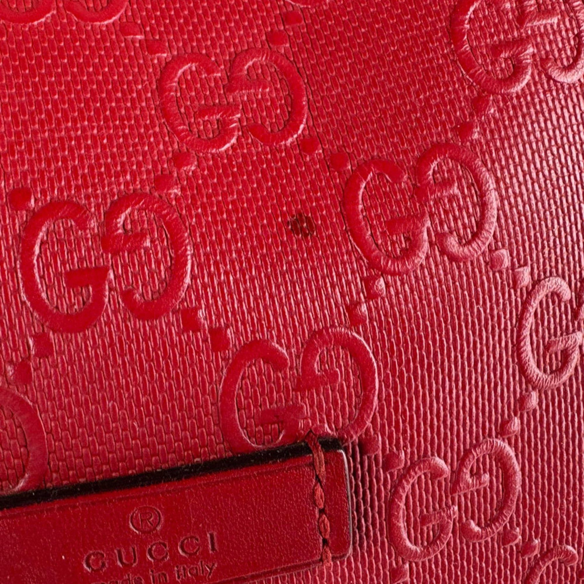 Gucci Gucci Shoulder Bag Leather Red Women's 354229 Free Shipping z8972 Size ONE SIZE - 14 Thumbnail