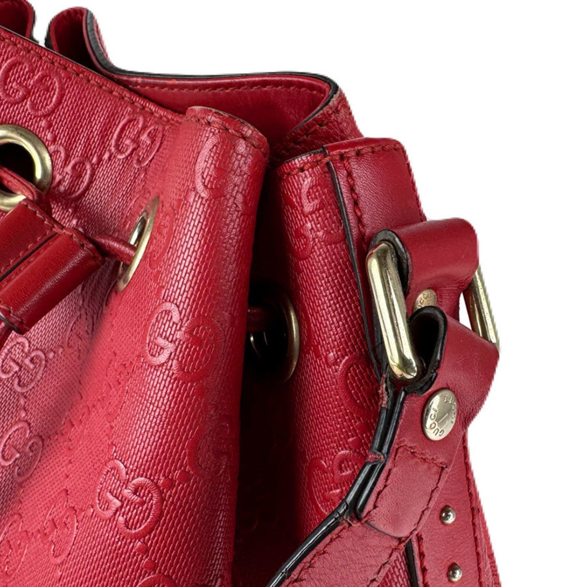 Gucci Gucci Shoulder Bag Leather Red Women's 354229 Free Shipping z8972 Size ONE SIZE - 7 Thumbnail