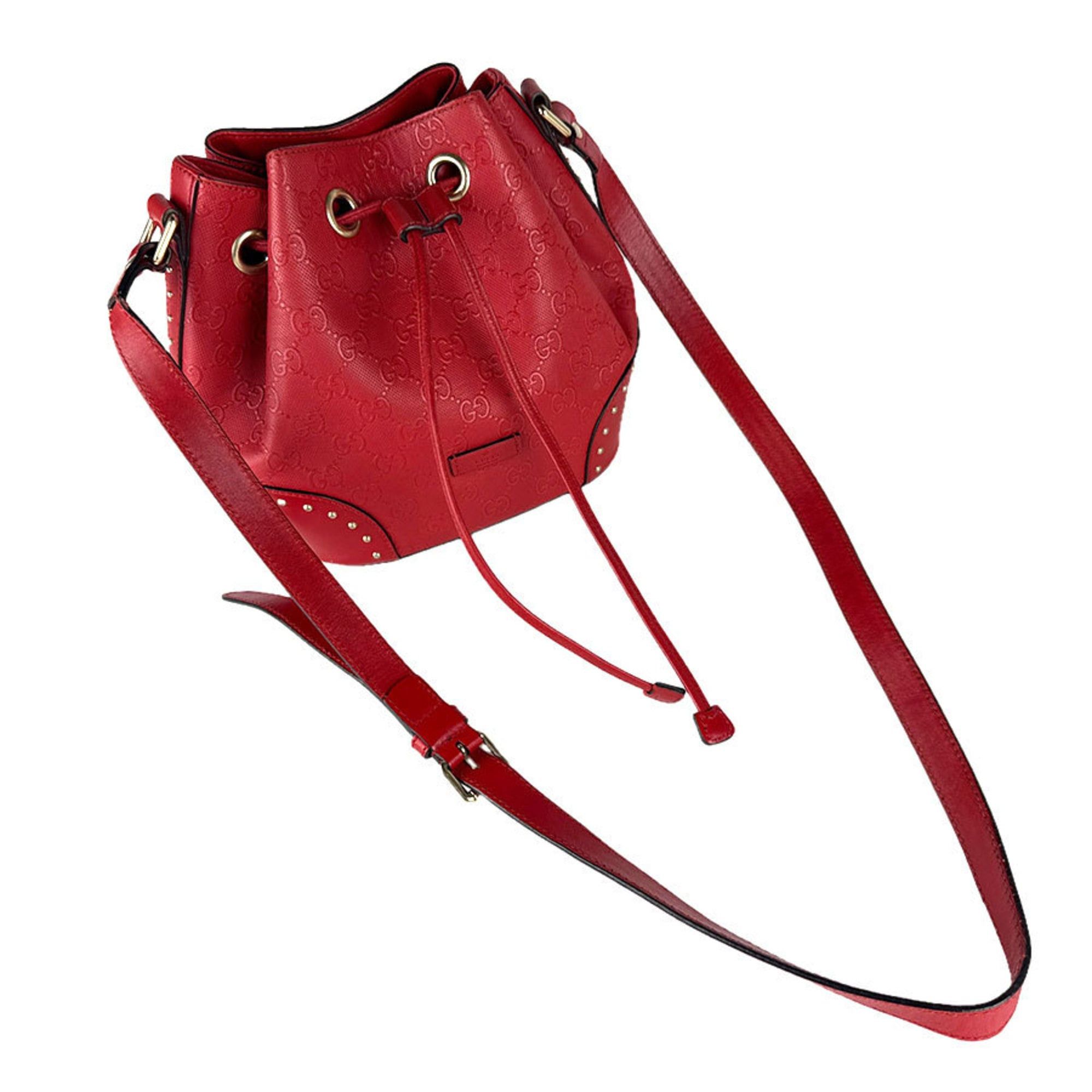 Gucci Gucci Shoulder Bag Leather Red Women's 354229 Free Shipping z8972 Size ONE SIZE - 10 Thumbnail
