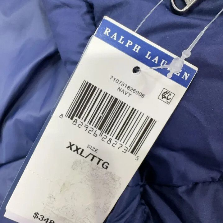 Polo Ralph Lauren Polo Ralph Lauren Solid Logo Embroidered Hooded Down Jacket Size US XXL / EU 58 / 5 - 4 Thumbnail