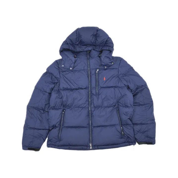 Polo Ralph Lauren Polo Ralph Lauren Solid Logo Embroidered Hooded Down Jacket Size US XXL / EU 58 / 5 - 2 Thumbnail