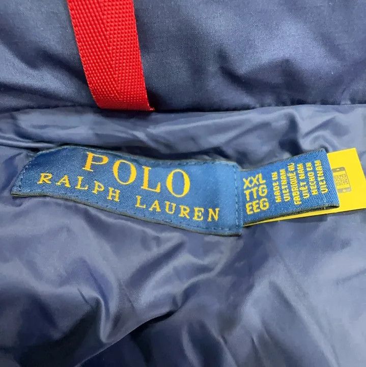 Polo Ralph Lauren Polo Ralph Lauren Solid Logo Embroidered Hooded Down Jacket Size US XXL / EU 58 / 5 - 6 Thumbnail