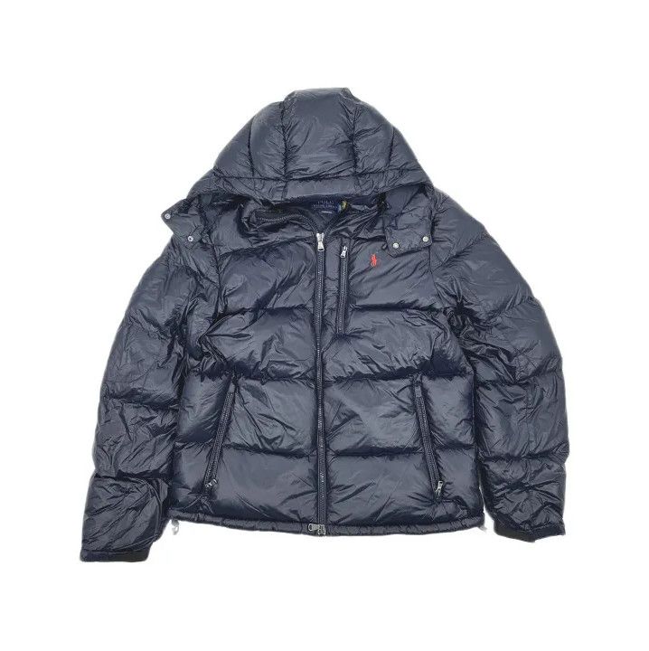 Polo Ralph Lauren Polo Ralph Lauren Solid Pony Embroidered Hooded Down Jacket Size US XL / EU 56 / 4 - 2 Thumbnail