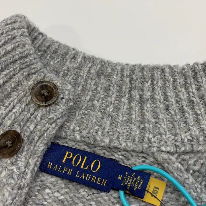 Polo Ralph Lauren Polo Ralph Lauren Men's Rib-Knit Half-High Neck Cardigan Size US M / EU 48-50 / 2 - 4 Thumbnail