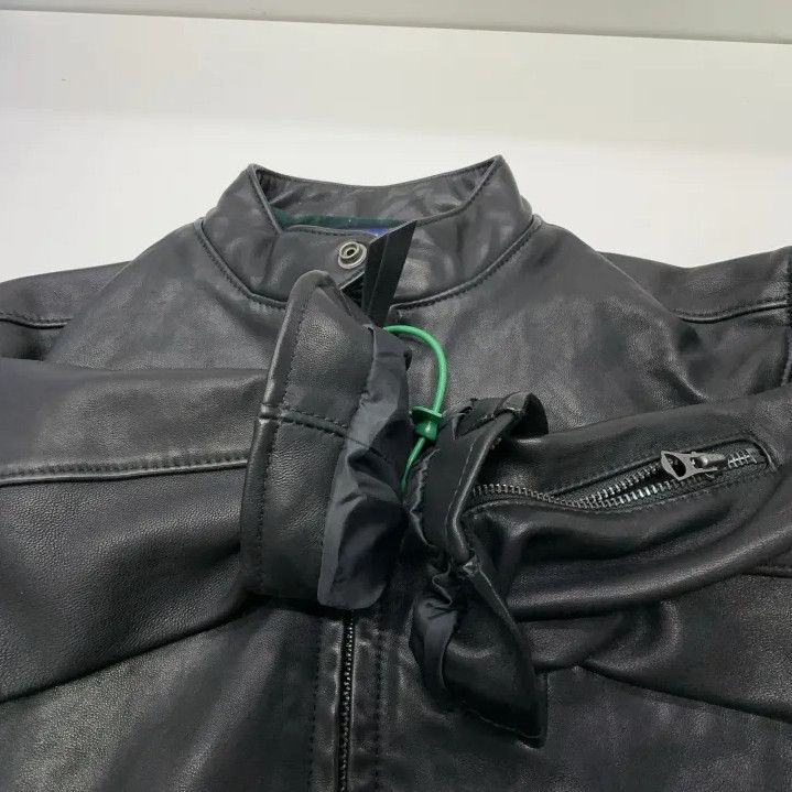 Polo Ralph Lauren Polo Ralph Lauren Men's Black Leather Moto Jacket Size US S / EU 44-46 / 1 - 5 Thumbnail