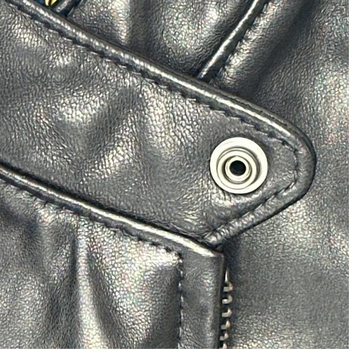 Polo Ralph Lauren Polo Ralph Lauren Men's Black Leather Moto Jacket Size US M / EU 48-50 / 2 - 4 Thumbnail