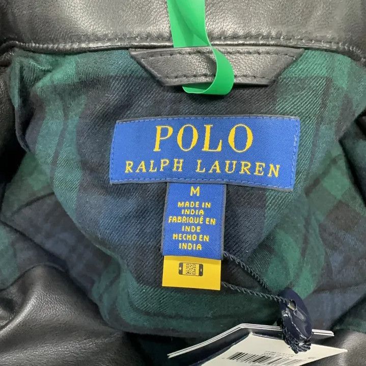 Polo Ralph Lauren Polo Ralph Lauren Men's Black Leather Zip Jacket Size US M / EU 48-50 / 2 - 5 Thumbnail