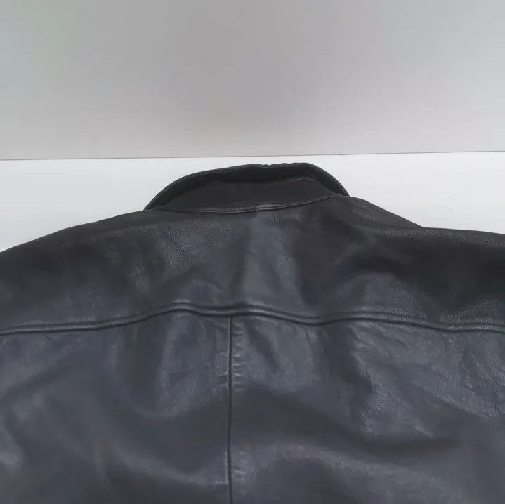 Polo Ralph Lauren Polo Ralph Lauren Men's Black Leather Jacket Size US XS / EU 42 / 0 - 4 Thumbnail