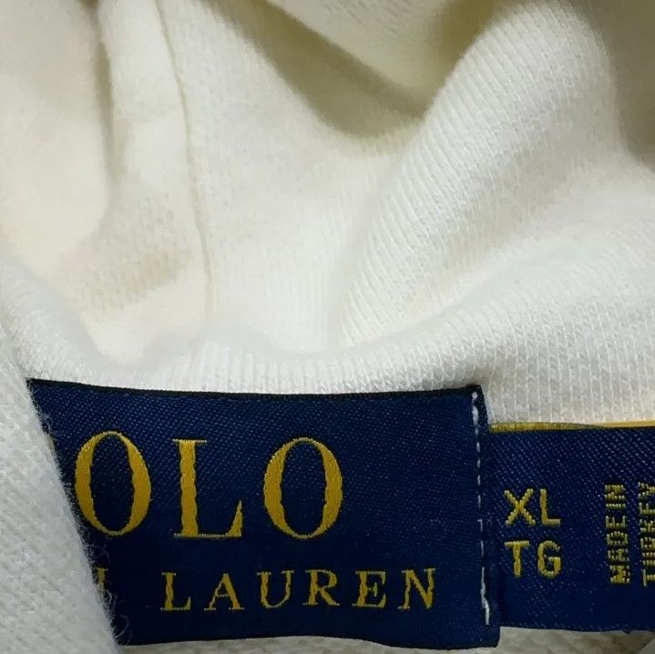 Polo Ralph Lauren Ralph Lauren Men's Beige Solid Hooded Sweatshirt Size US XL / EU 56 / 4 - 7 Thumbnail