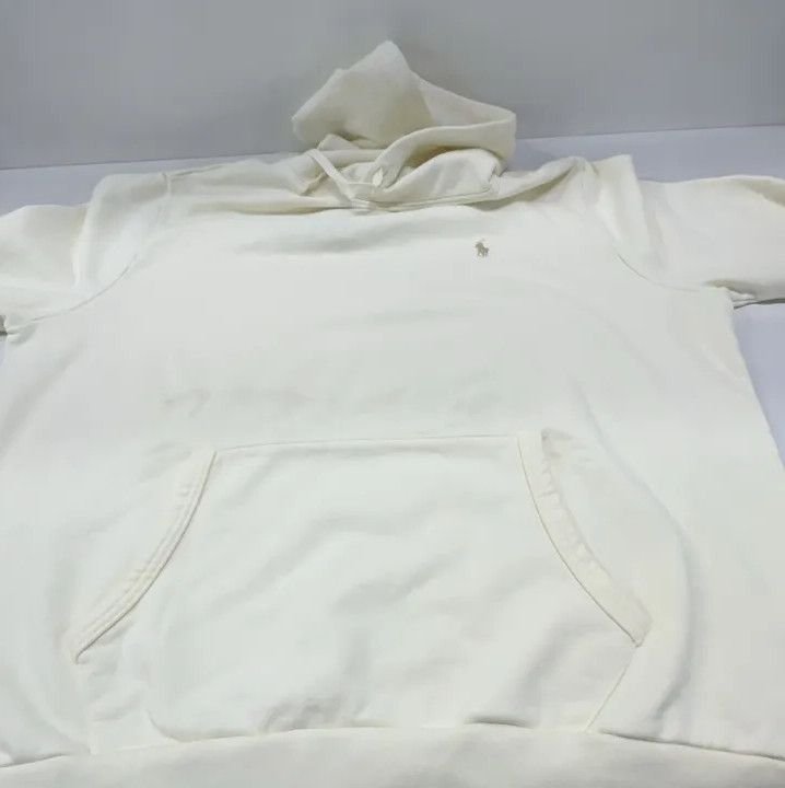 Polo Ralph Lauren Ralph Lauren Men's Beige Solid Hooded Sweatshirt Size US XL / EU 56 / 4 - 9 Thumbnail