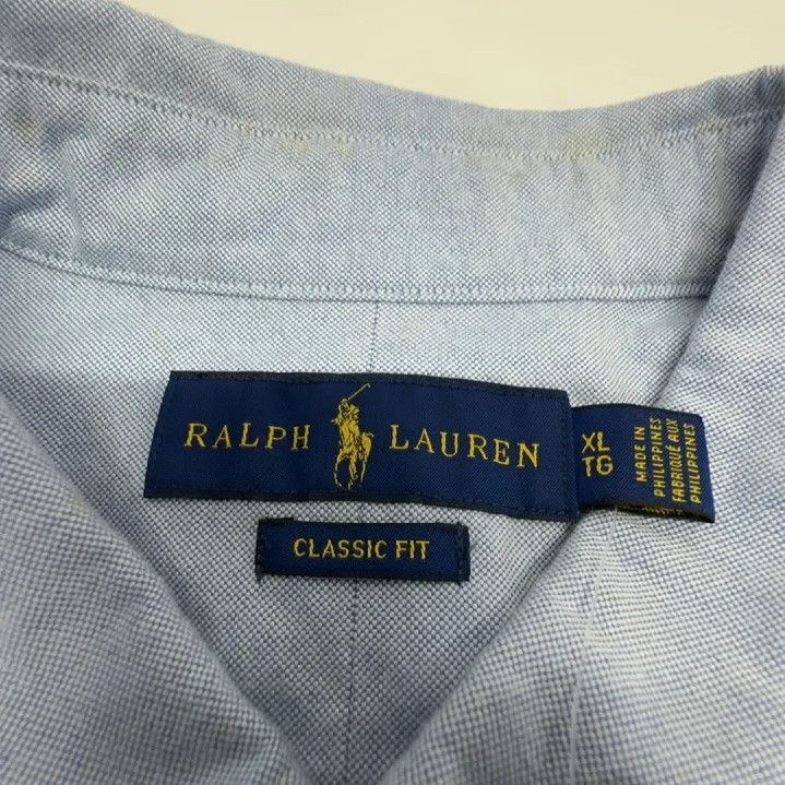 Polo Ralph Lauren Ralph Lauren Striped Lapel Short-Sleeve Shirt Size US XL / EU 56 / 4 - 4 Thumbnail