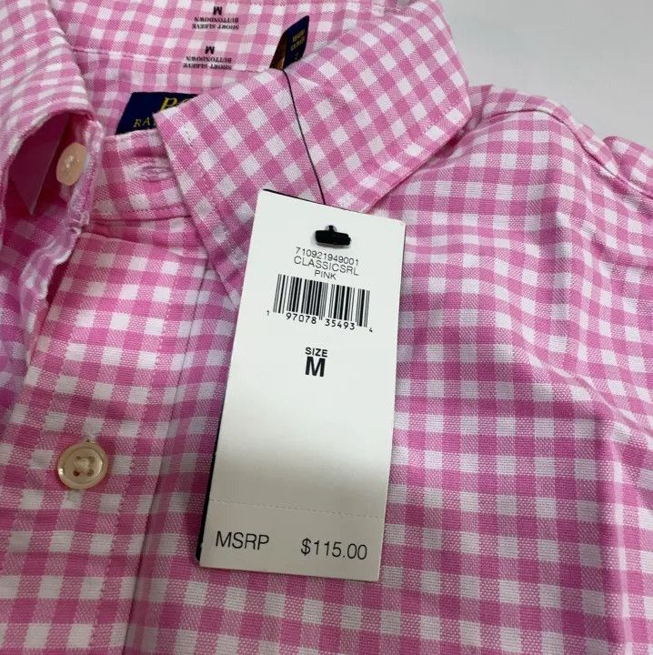 Polo Ralph Lauren Ralph Lauren Embroidered Check Short Sleeve Shirt Size US M / EU 48-50 / 2 - 5 Thumbnail