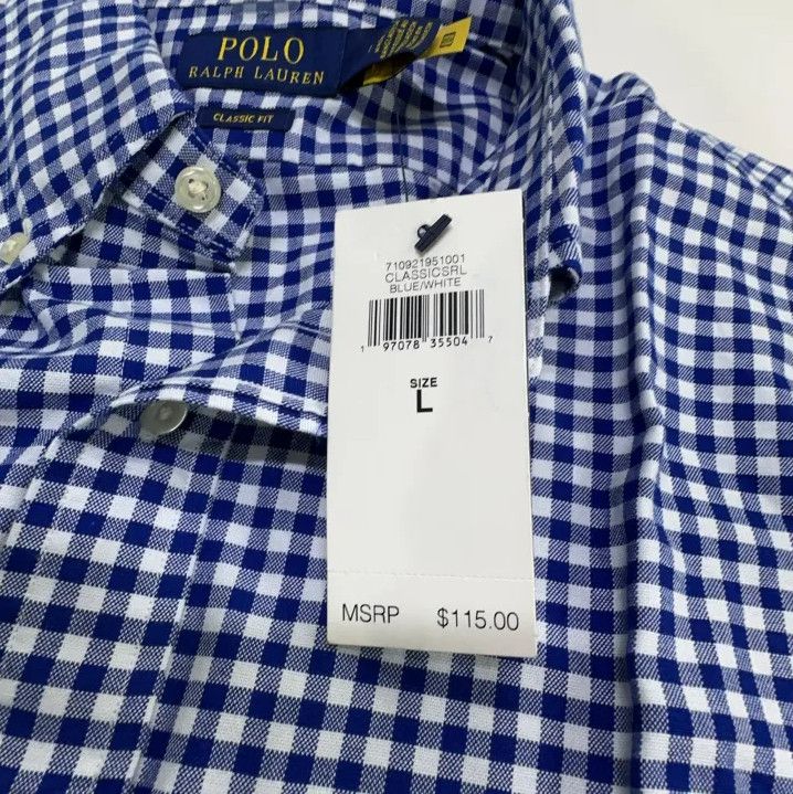 Polo Ralph Lauren Ralph Lauren Short Sleeve Checkered Shirt Size US L / EU 52-54 / 3 - 5 Thumbnail