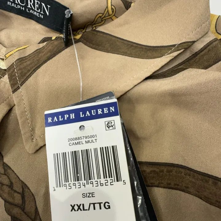 Polo Ralph Lauren Ralph Lauren Long-Sleeve Patterned Button-Up Shirt Size US XXL / EU 58 / 5 - 5 Thumbnail