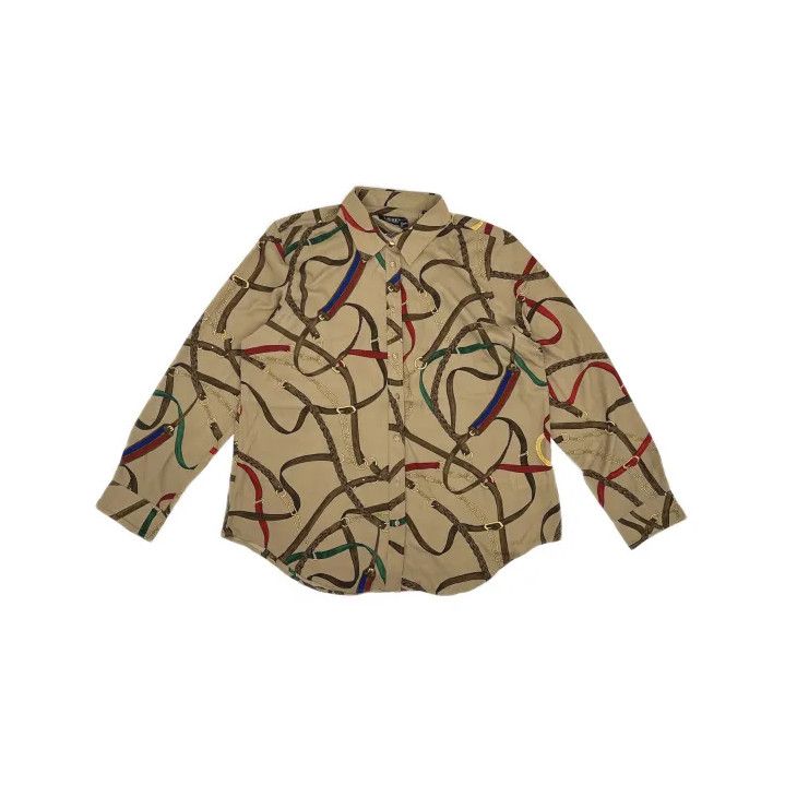 Polo Ralph Lauren Ralph Lauren Long-Sleeve Patterned Button-Up Shirt Size US XXL / EU 58 / 5 - 2 Thumbnail