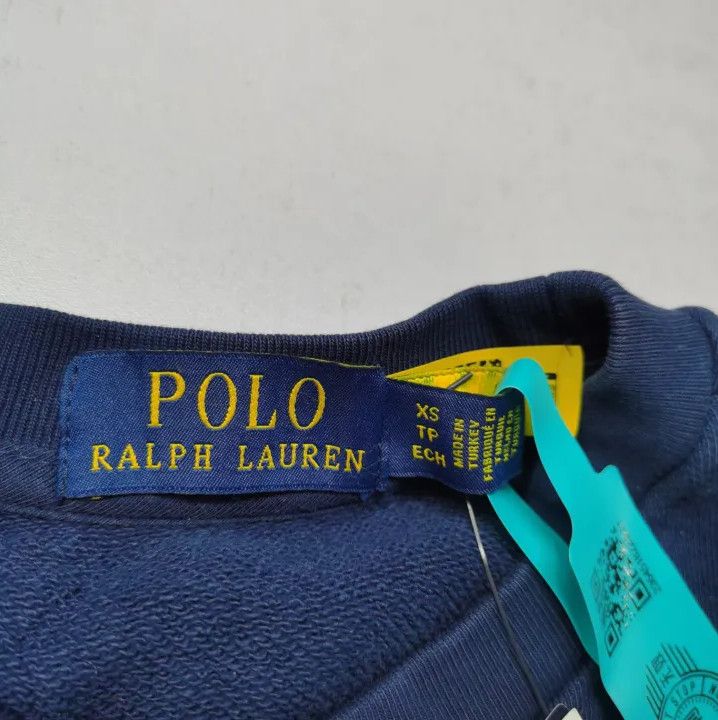 Polo Ralph Lauren Ralph Lauren Men's Blue Solid Crewneck Sweatshirt Size US XS / EU 42 / 0 - 4 Thumbnail