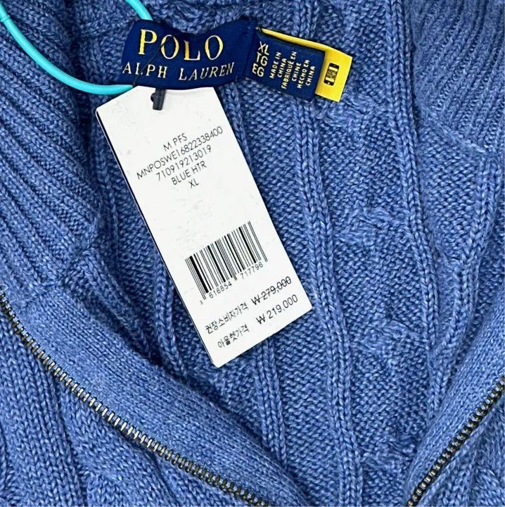 Polo Ralph Lauren Ralph Lauren FW23 Embroidered Stand Collar Sweater Size US XL / EU 56 / 4 - 2 Thumbnail