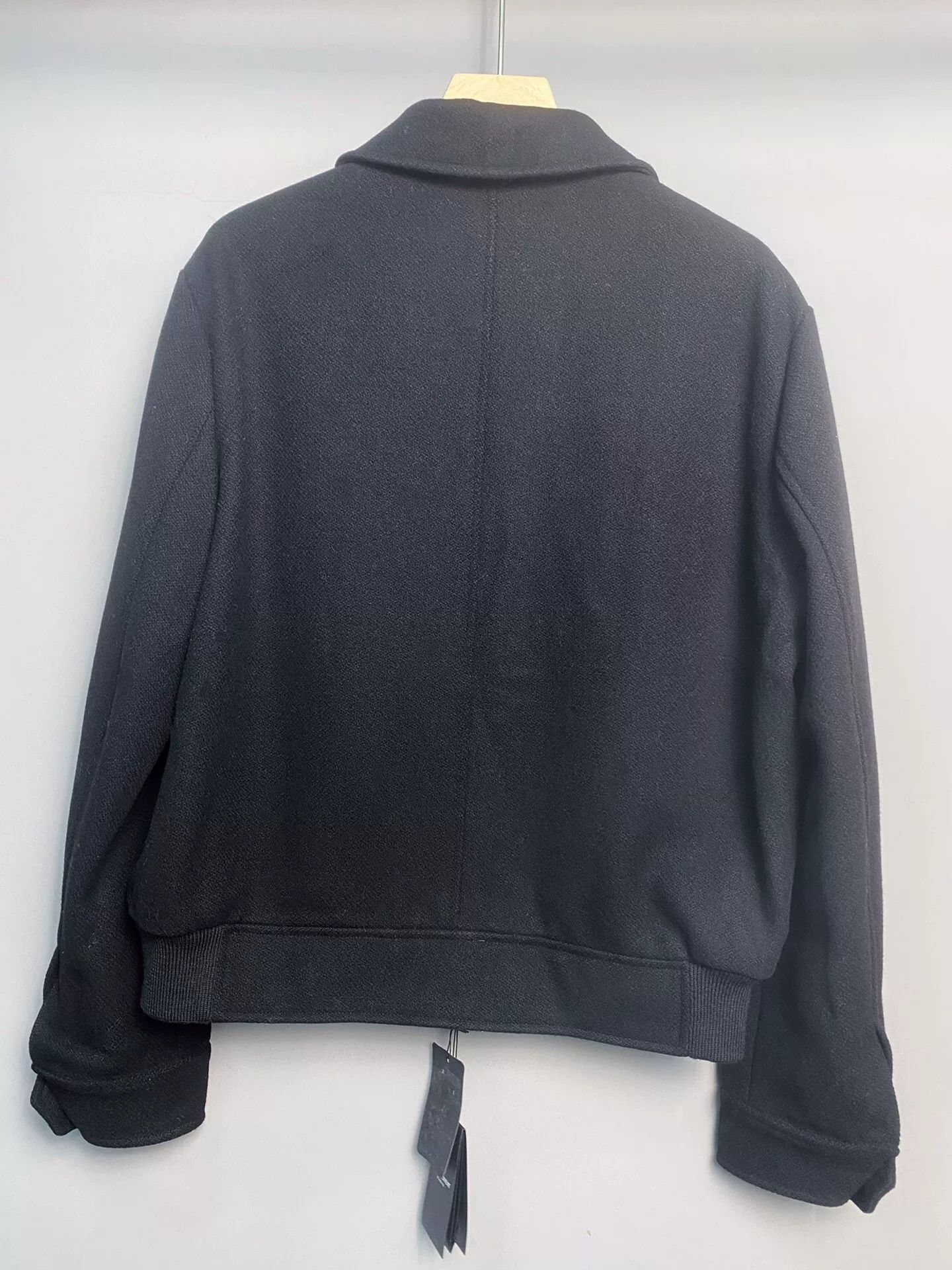 Saint Laurent Paris Saint Laurent Men's Leather Panel Jacket Size US L / EU 52-54 / 3 - 4 Thumbnail