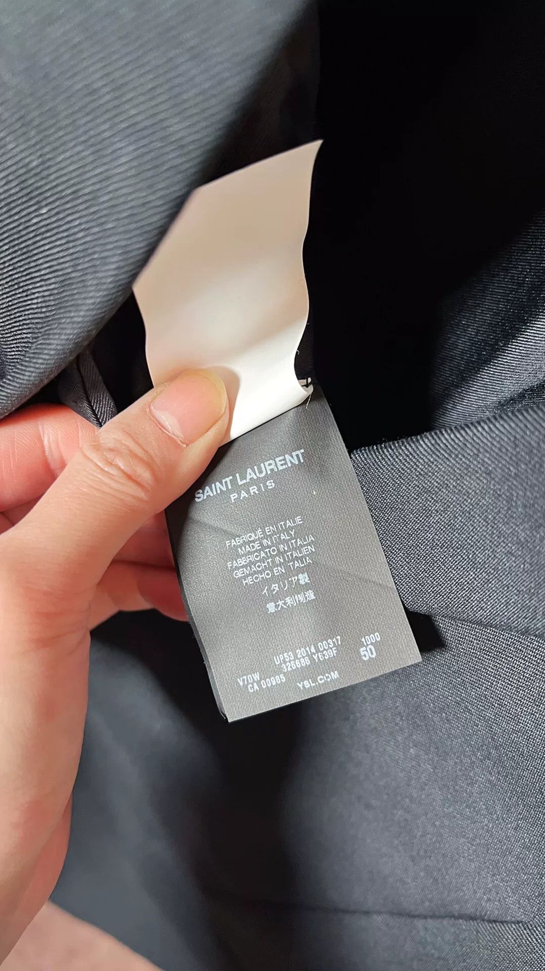 Saint Laurent Paris Saint Laurent Men's Leather Elbow Blazer Size US XL / EU 56 / 4 - 6 Thumbnail