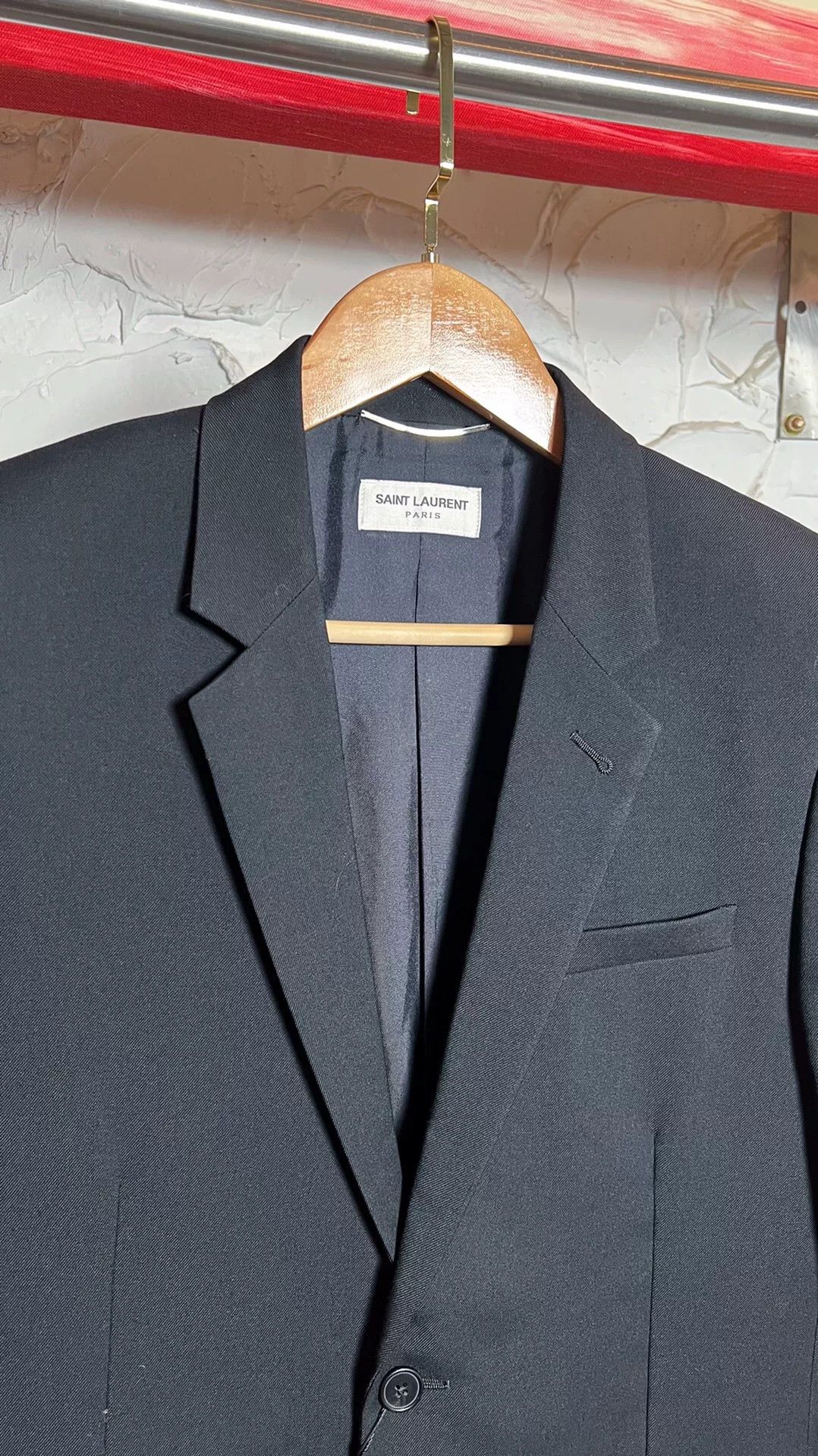 Saint Laurent Paris Saint Laurent Men's Leather Elbow Blazer Size US XL / EU 56 / 4 - 3 Thumbnail