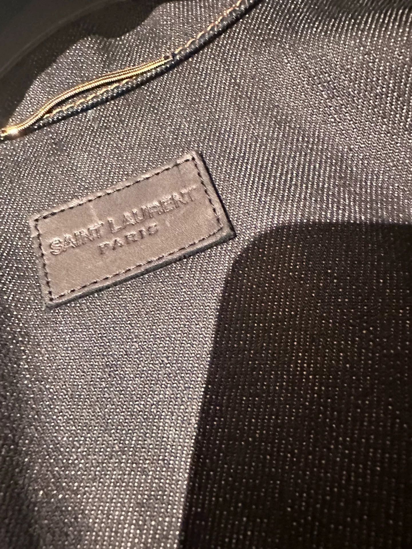 Saint Laurent Paris Saint Laurent Dark Blue Denim Jacket Size XS / US 0-2 / IT 36-38 - 4 Thumbnail