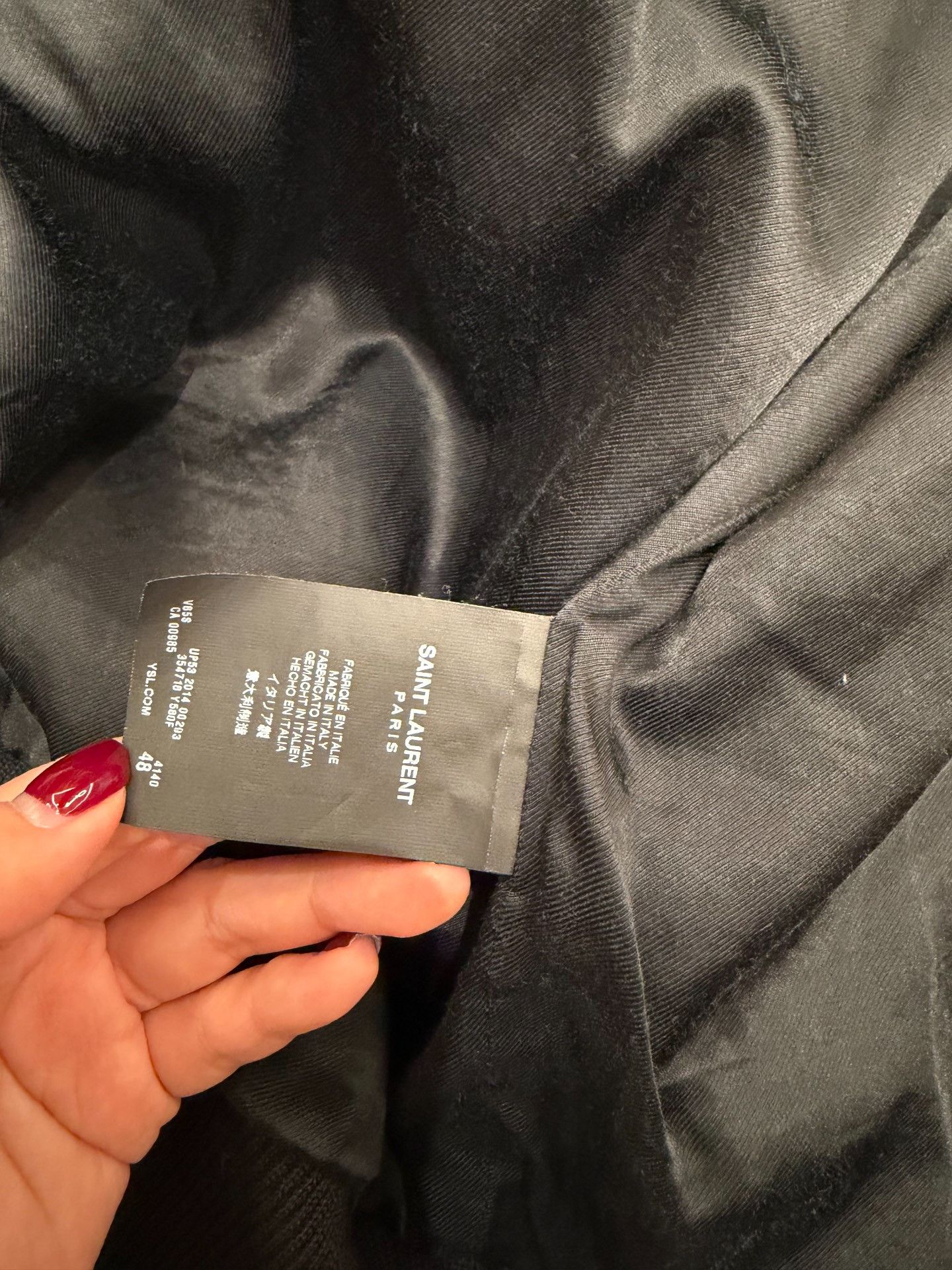 Saint Laurent Paris Saint Laurent Varsity Jacket Leather Sleeves Size US M / EU 48-50 / 2 - 4 Thumbnail
