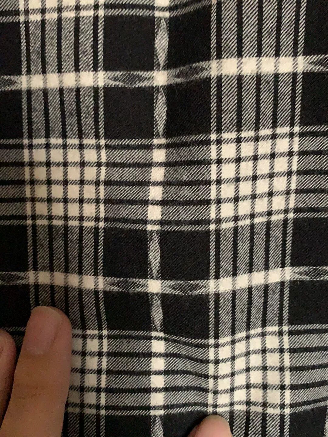 Saint Laurent Paris Saint Laurent Black White Plaid Shirt Size US M / EU 48-50 / 2 - 7 Thumbnail