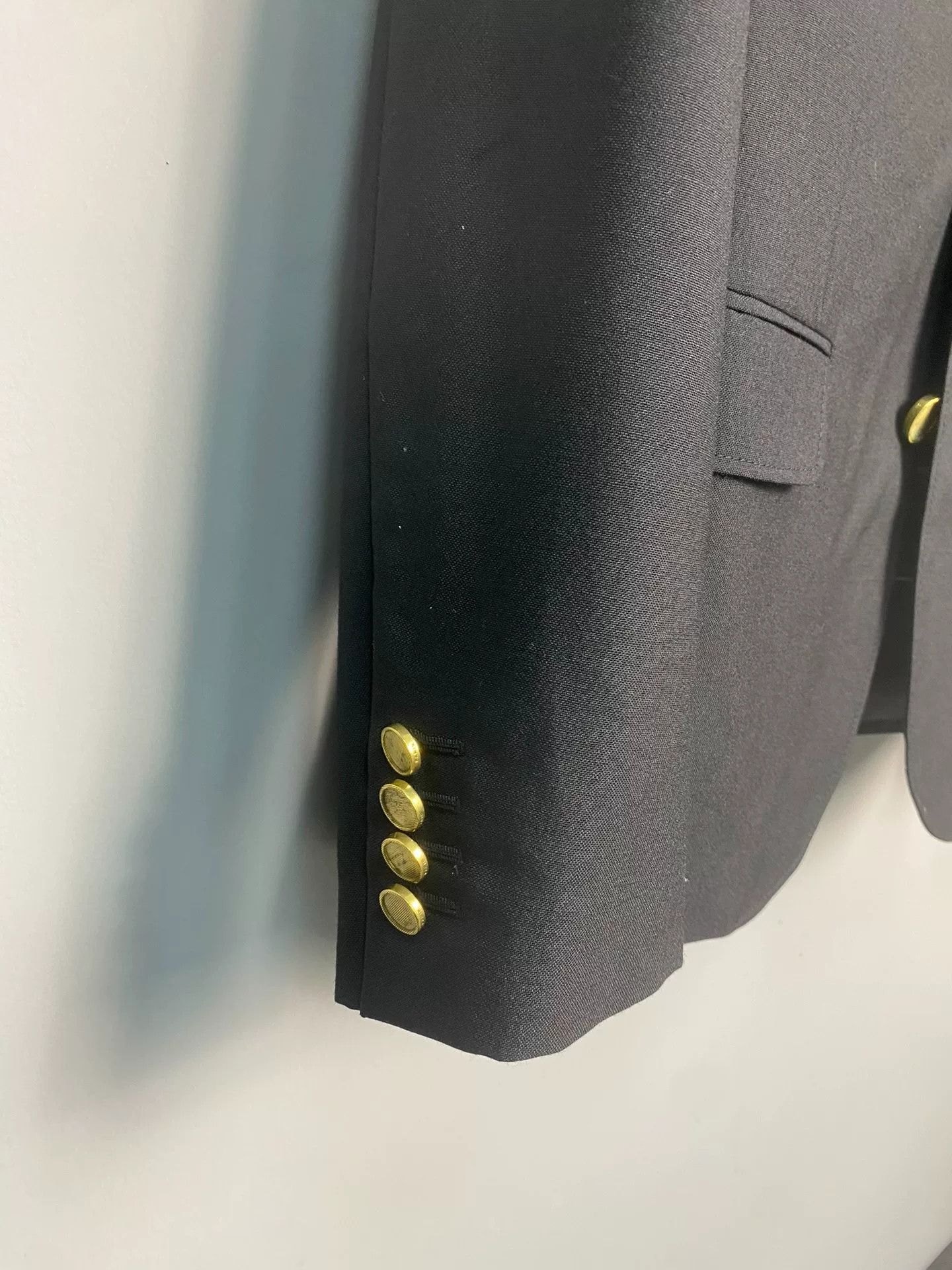 Saint Laurent Paris SAINT LAURENT Men's Gold Button Blazer Size US M / EU 48-50 / 2 - 4 Thumbnail
