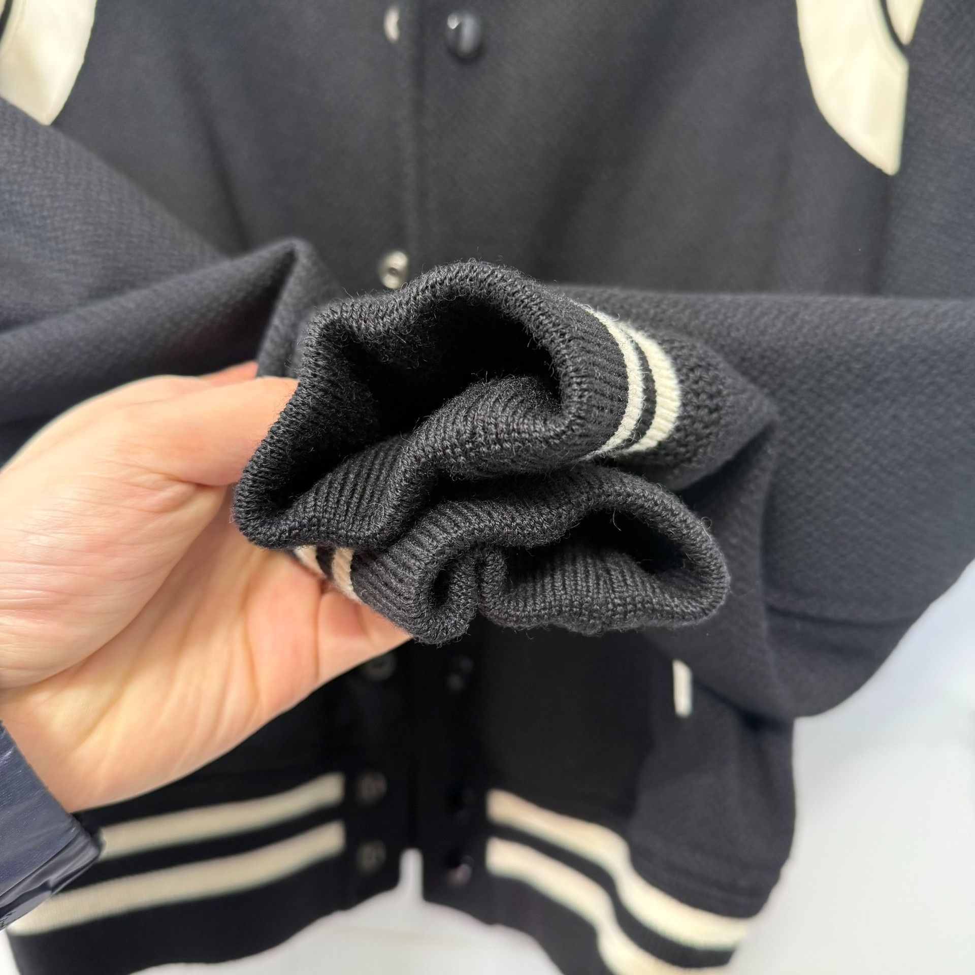 Saint Laurent Paris Saint Laurent SS22 Teddy Baseball Jacket Size S / US 4 / IT 40 - 7 Thumbnail