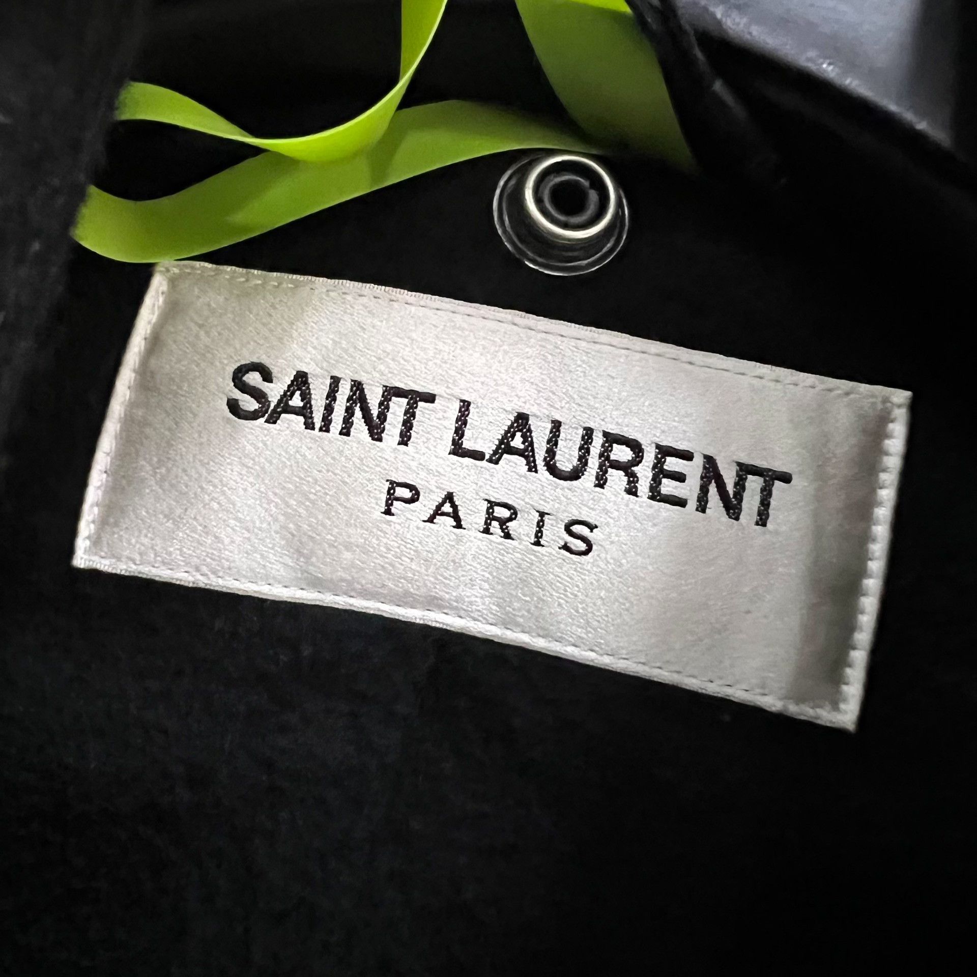 Saint Laurent Paris Saint Laurent Black Double-Breasted Cropped Jacket Size XS / US 0-2 / IT 36-38 - 4 Thumbnail