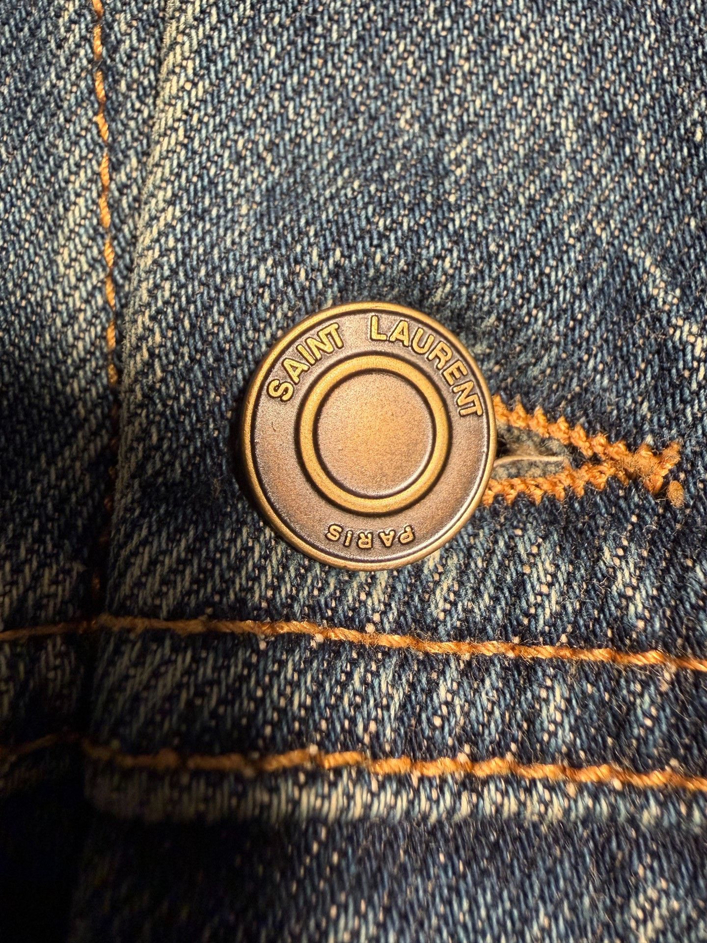 Saint Laurent Paris Saint Laurent Classic Denim Jacket Size US XL / EU 56 / 4 - 7 Thumbnail