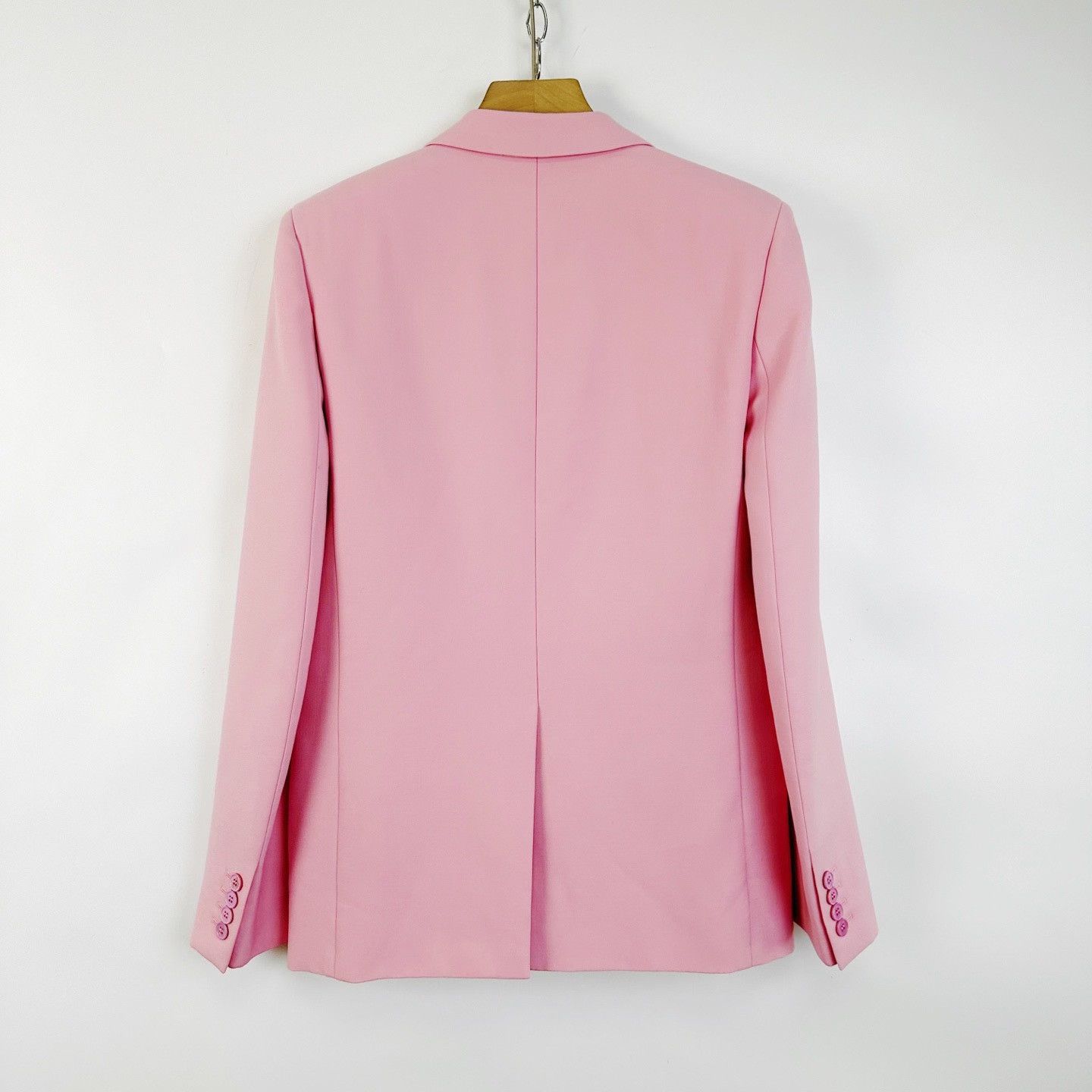 Saint Laurent Paris Saint Laurent Pink Structured Blazer Size L / US 10 / IT 46 - 2 Thumbnail