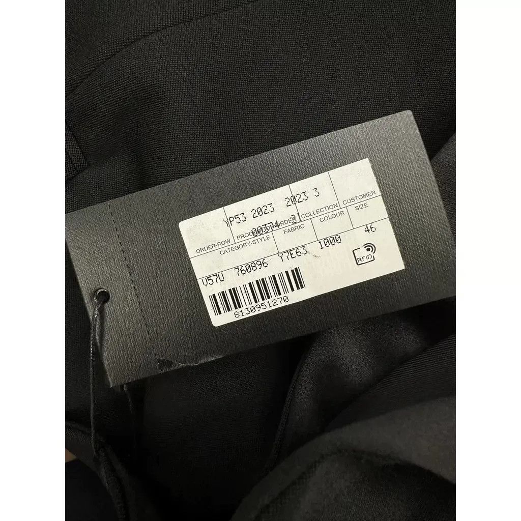 Saint Laurent Paris Saint Laurent Black Satin Lapel Blazer Size US S / EU 44-46 / 1 - 7 Thumbnail