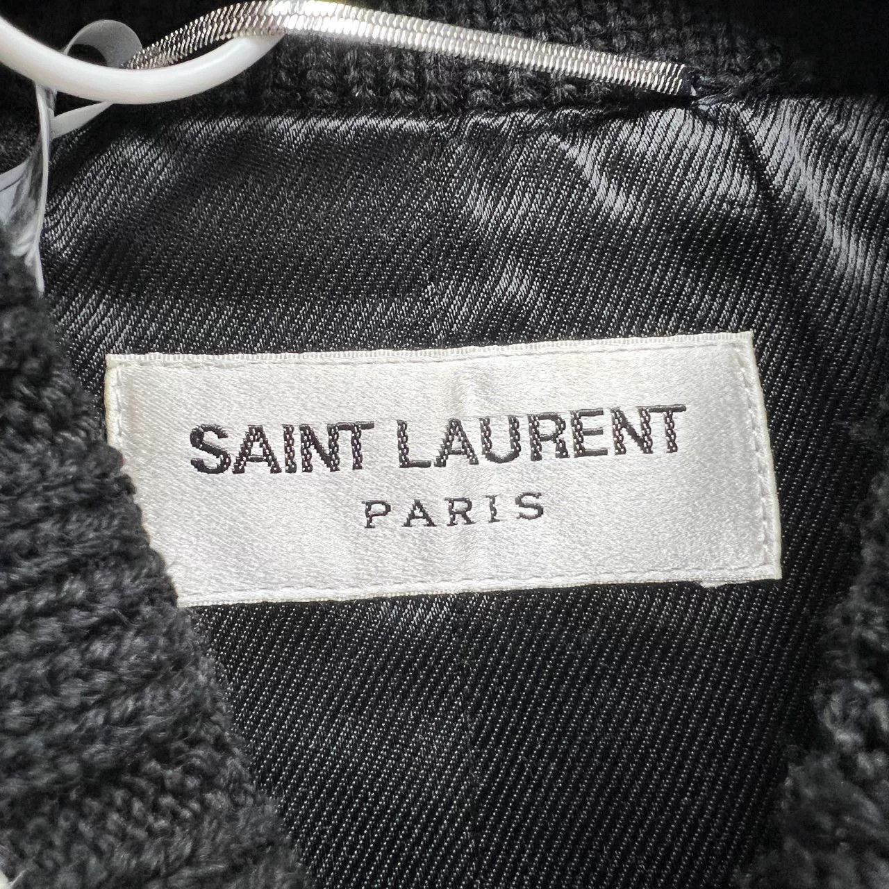 Saint Laurent Paris Saint Laurent YSL Black Baseball Jacket Size US L / EU 52-54 / 3 - 3 Thumbnail