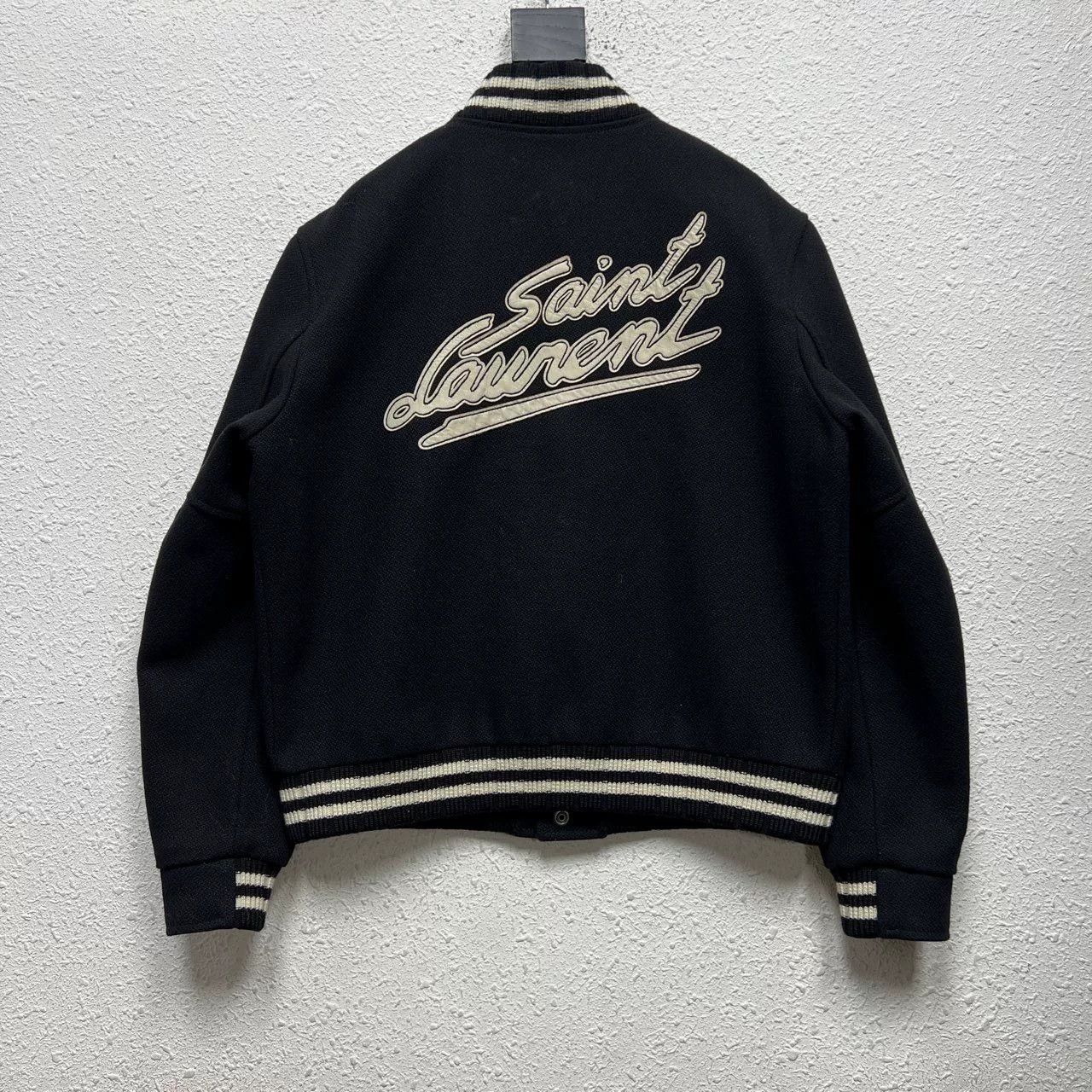 Saint Laurent Paris Saint Laurent YSL Black Baseball Jacket Size US L / EU 52-54 / 3 - 2 Thumbnail