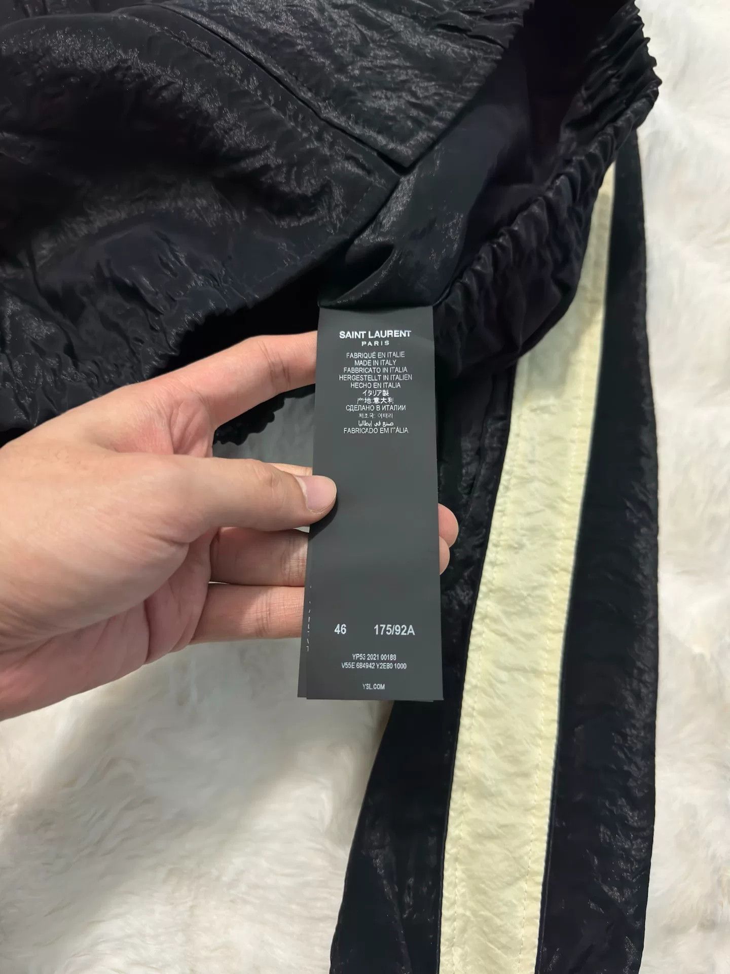 Saint Laurent Paris Saint Laurent New Logo Black Jacket Size US M / EU 48-50 / 2 - 3 Thumbnail