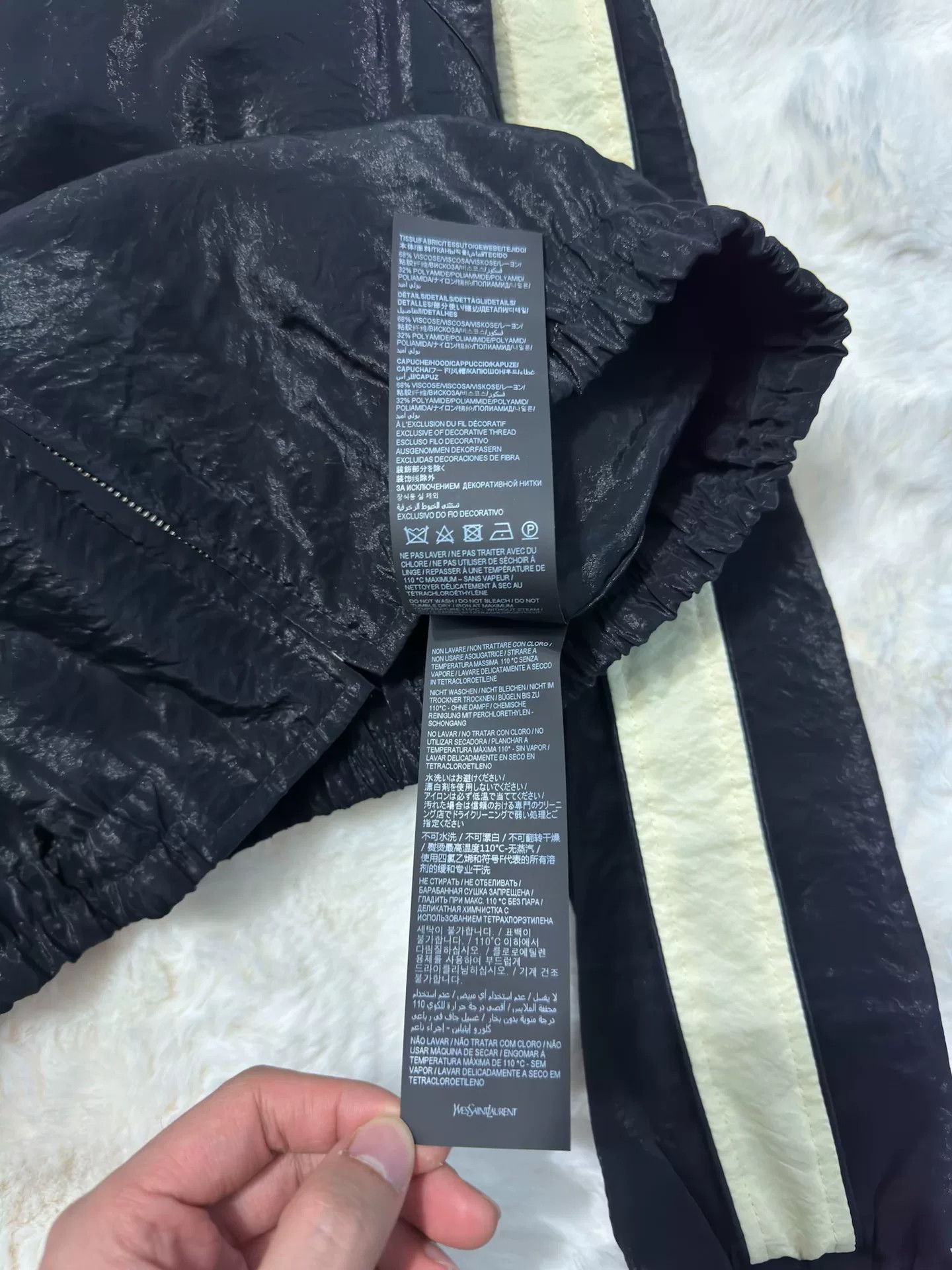 Saint Laurent Paris Saint Laurent New Logo Black Jacket Size US M / EU 48-50 / 2 - 4 Thumbnail