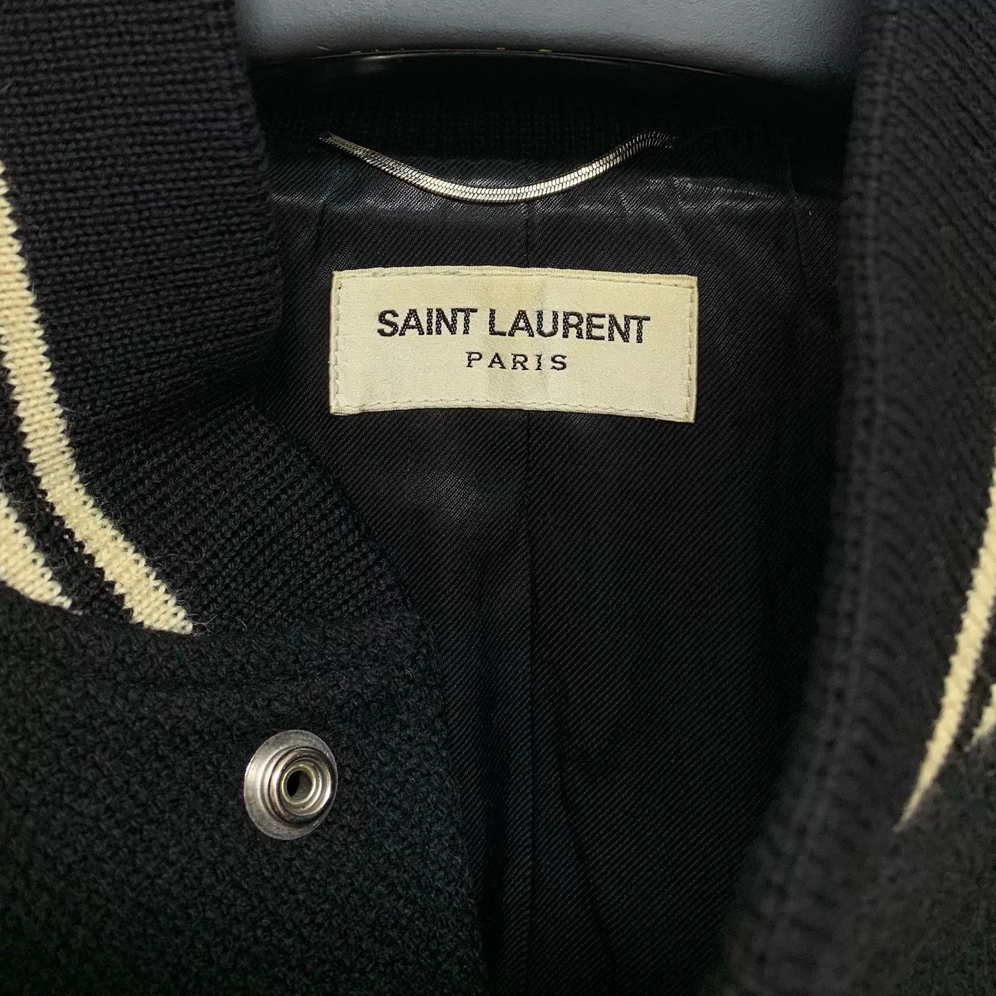 Saint Laurent Paris Saint Laurent Striped Varsity Jacket Size US M / EU 48-50 / 2 - 3 Thumbnail